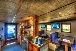 Palau Liveaboard Scuba Diving Holiday. Ocean Hunter III. Dining and Galley.